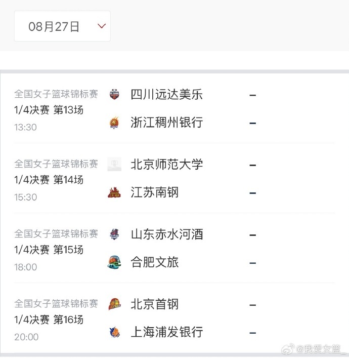 锦标赛1/4决赛：江苏PK北师悬念重重 京沪大战收官